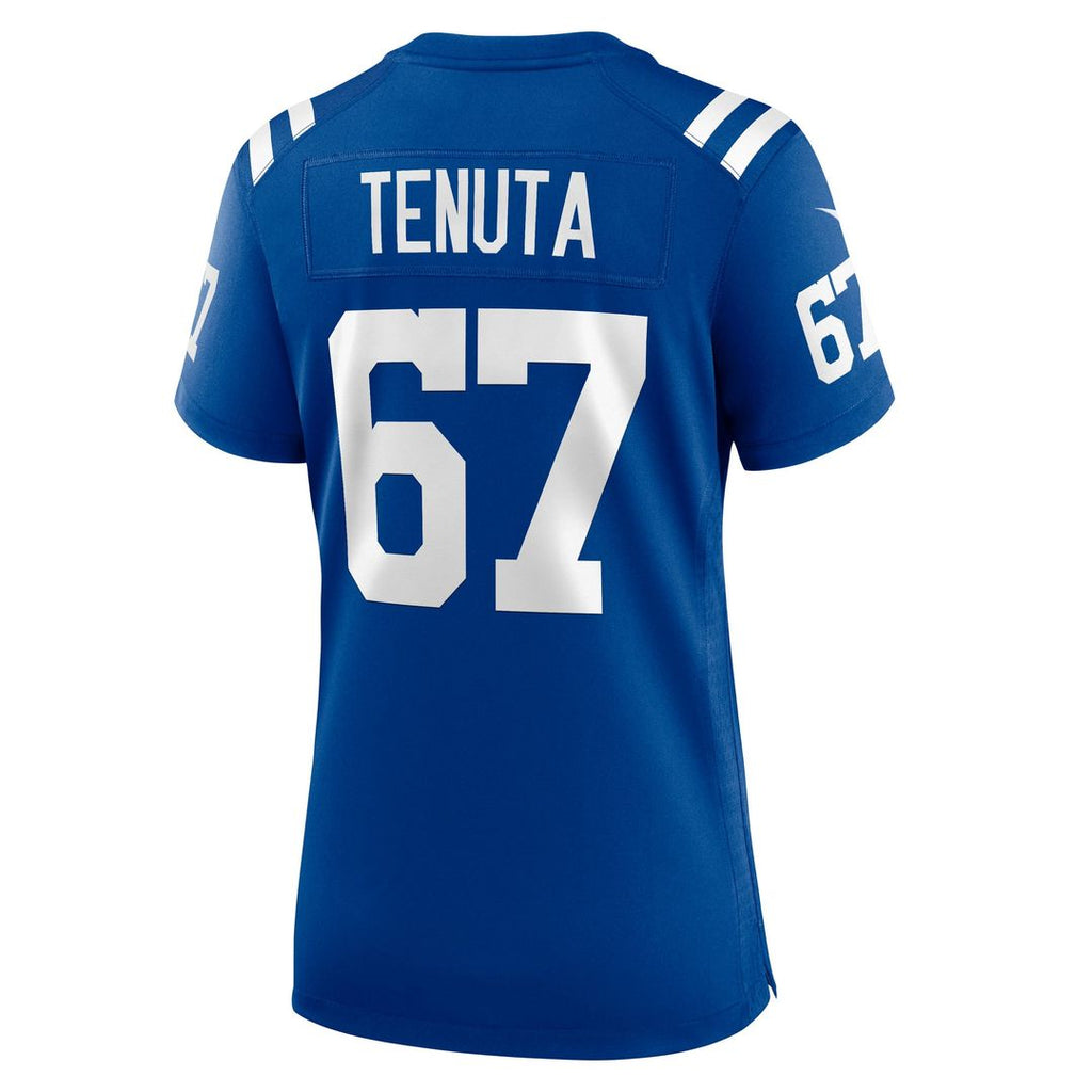 Luke Tenuta Indianapolis Colts Nike Women's Team Game Jersey - Royal Official NFL Team Apparel Football Fan Gear