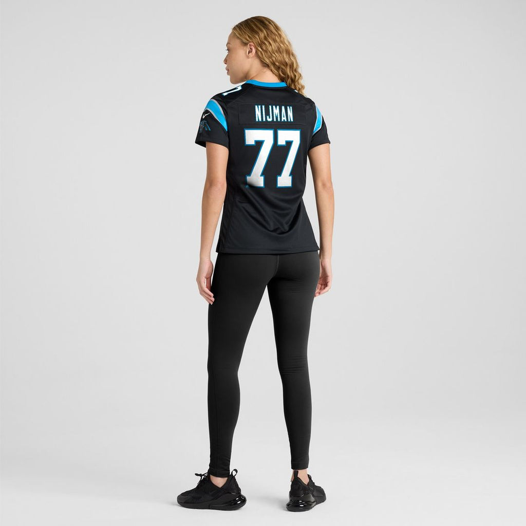 Yosh Nijman Carolina Panthers Nike Women's Game Jersey - Black Official NFL Team Apparel Football Fan Gear