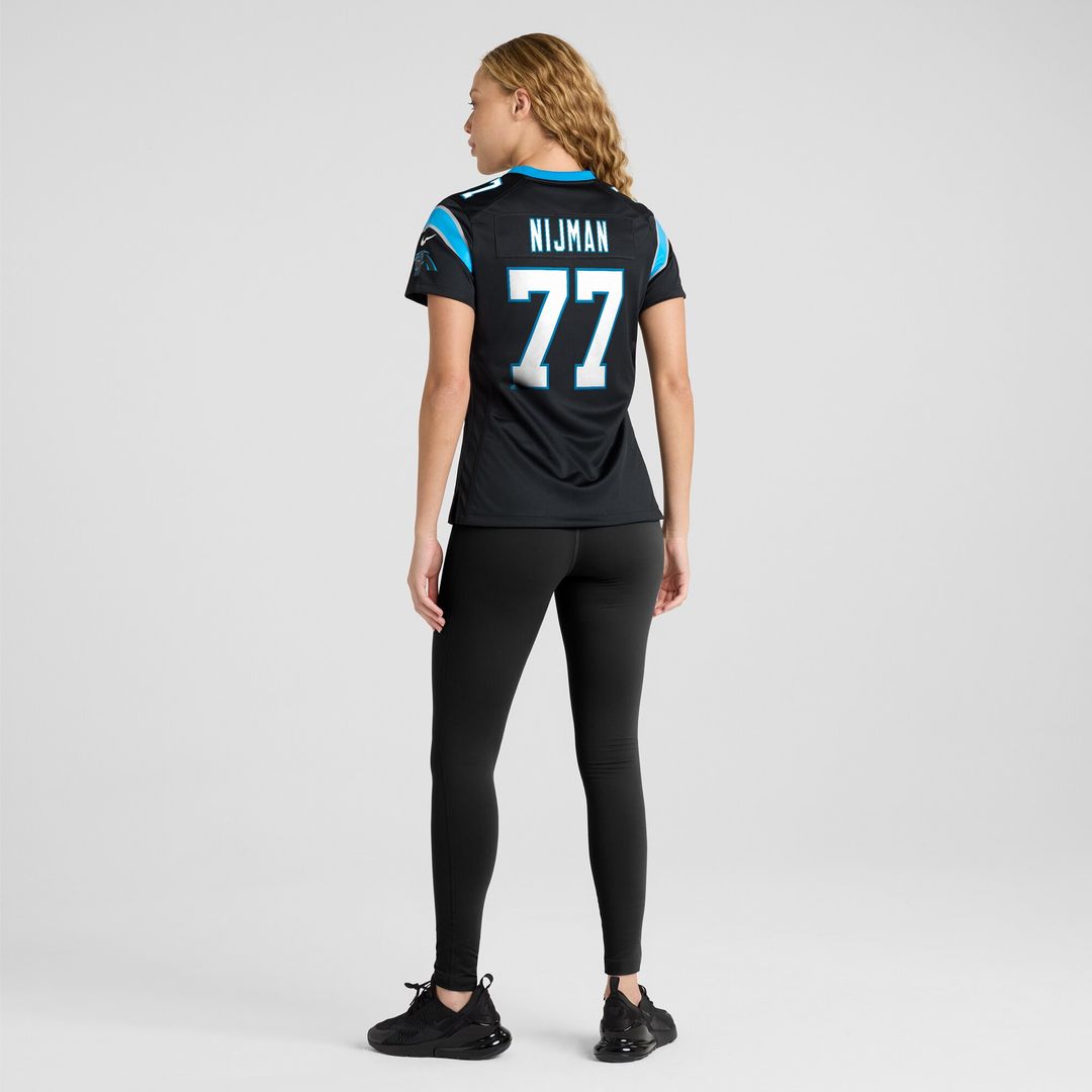 Yosh Nijman Carolina Panthers Nike Women's Game Jersey - Black Official NFL Team Apparel Football Fan Gear