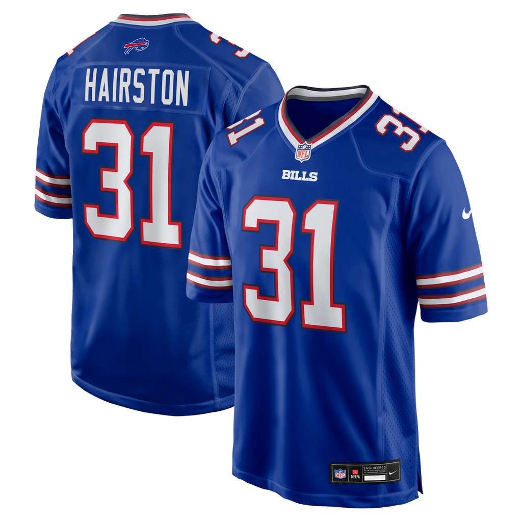 Maxwell Hairston Buffalo Bills Nike Game Player Jersey - Royal Official NFL Team Apparel Football Fan Gear