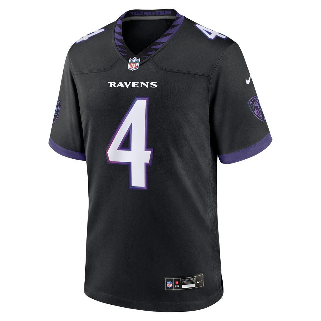 Zay Flowers Baltimore Ravens Nike Game Jersey - White Official NFL Team Apparel Football Fan Gear