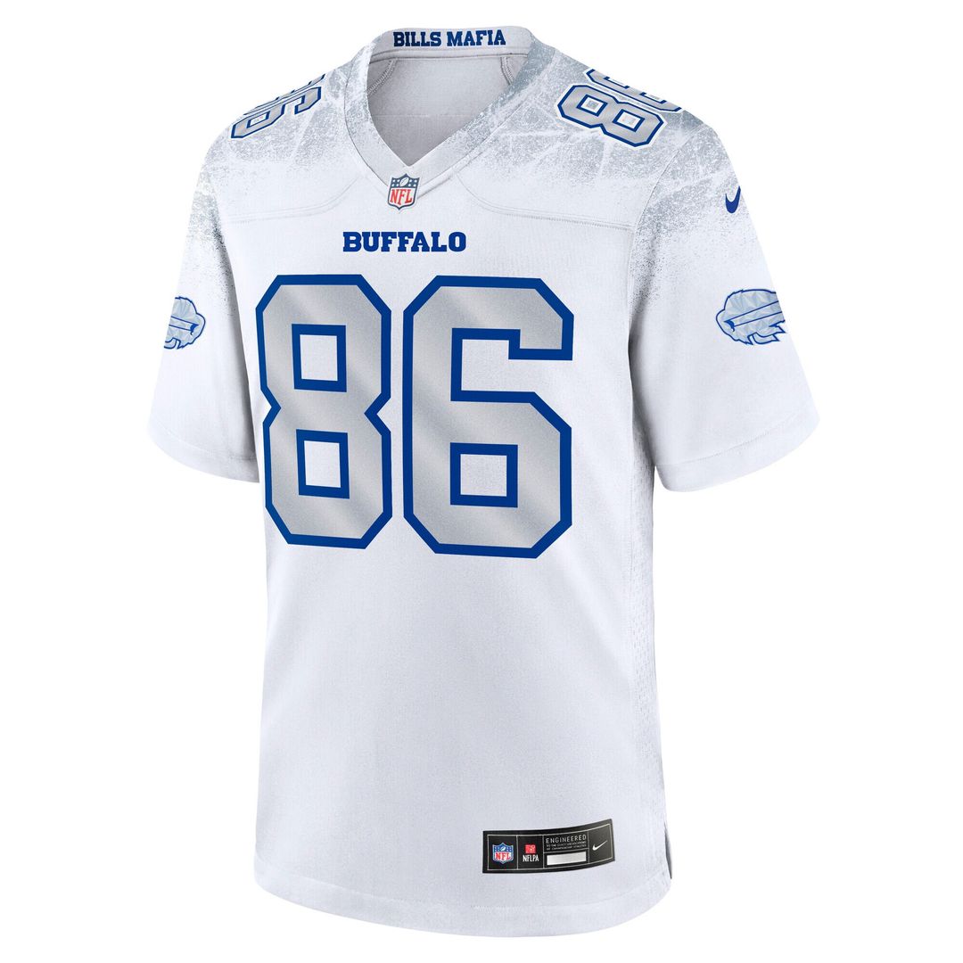Dalton Kincaid Buffalo Bills Nike 2025 Rivalries Collection Game Jersey - White Official NFL Team Apparel Football Fan Gear