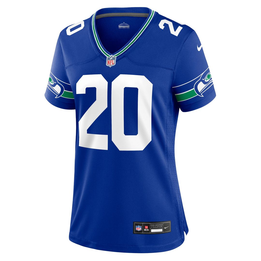 Julian Love Seattle Seahawks Nike Women's Throwback Player Game Jersey - Royal Official NFL Team Apparel Football Fan Gear