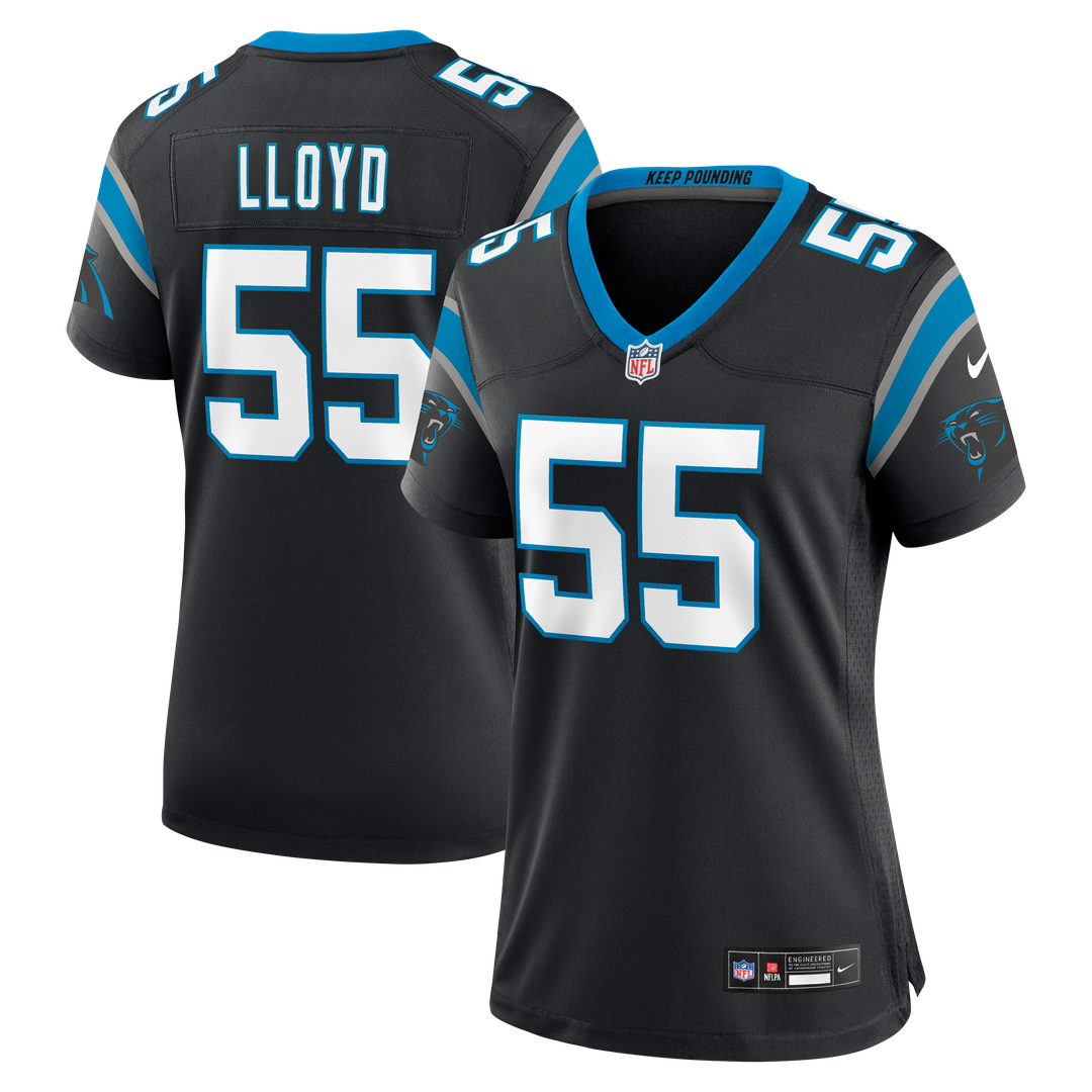 Devin Lloyd Carolina Panthers Nike Women's Team Game Jersey - Black Official NFL Team Apparel Football Fan Gear