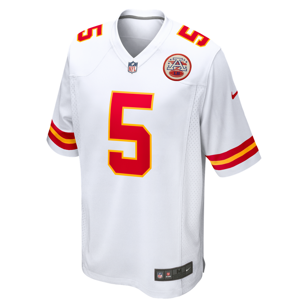 Mansoor Delane Kansas City Chiefs Nike Game Jersey - White Official NFL Team Apparel Football Fan Gear