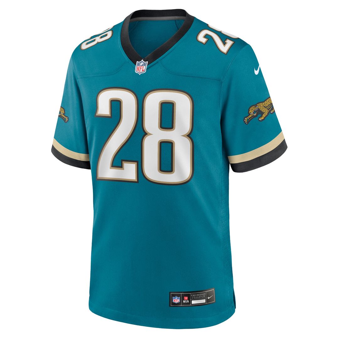 Fred Taylor Jacksonville Jaguars Nike Prowler Throwback Retired Player Game Jersey - Teal Official NFL Team Apparel Football Fan Gear