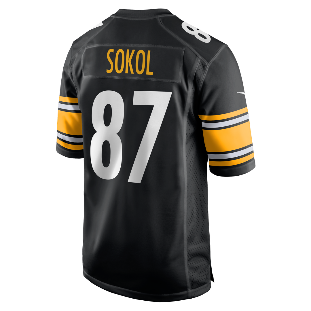 Matt Sokol Pittsburgh Steelers Nike Team Game Jersey - Black Official NFL Team Apparel Football Fan Gear