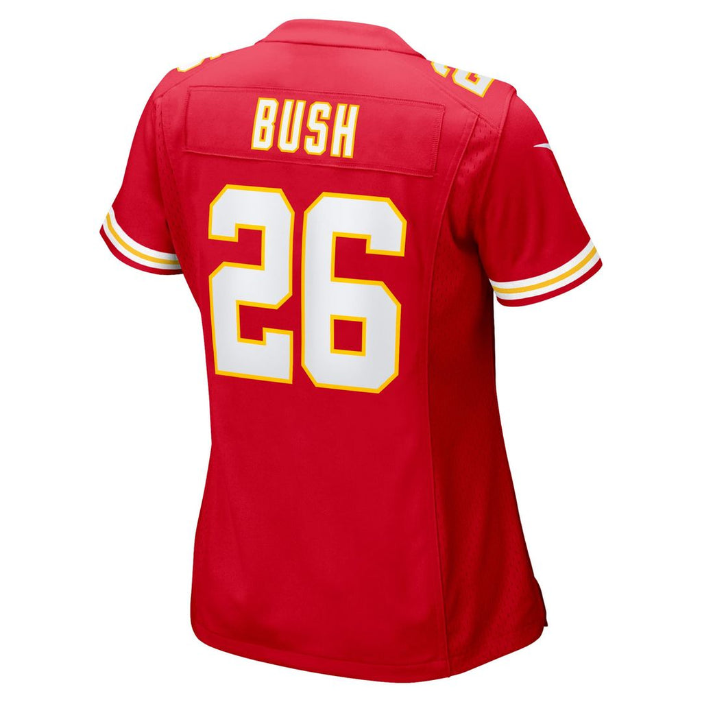Deon Bush Kansas City Chiefs Nike Women's Game Player Jersey - Red Official NFL Team Apparel Football Fan Gear