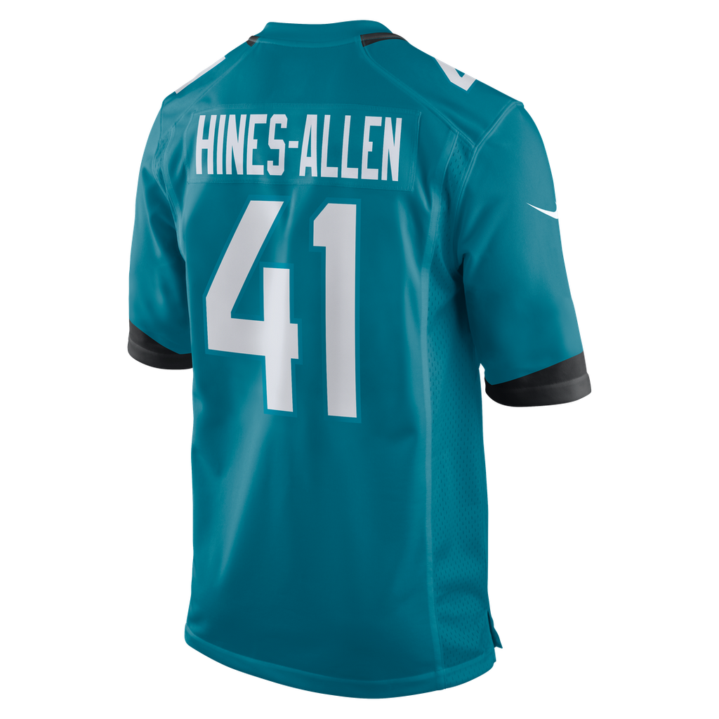 Josh Hines-Allen Jacksonville Jaguars Nike Player Game Jersey - Teal Official NFL Team Apparel Football Fan Gear