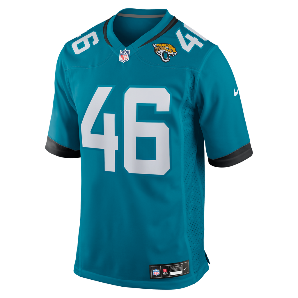 Ross Matiscik Jacksonville Jaguars Nike Game Jersey - Teal Official NFL Team Apparel Football Fan Gear