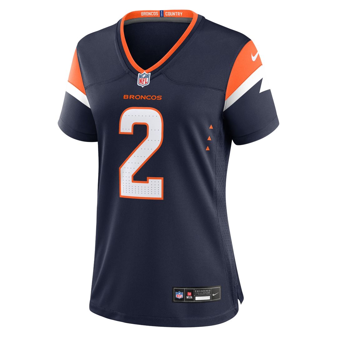 Patrick Surtain II Denver Broncos Nike Women's Alternate Game Jersey - Navy Official NFL Team Apparel Football Fan Gear