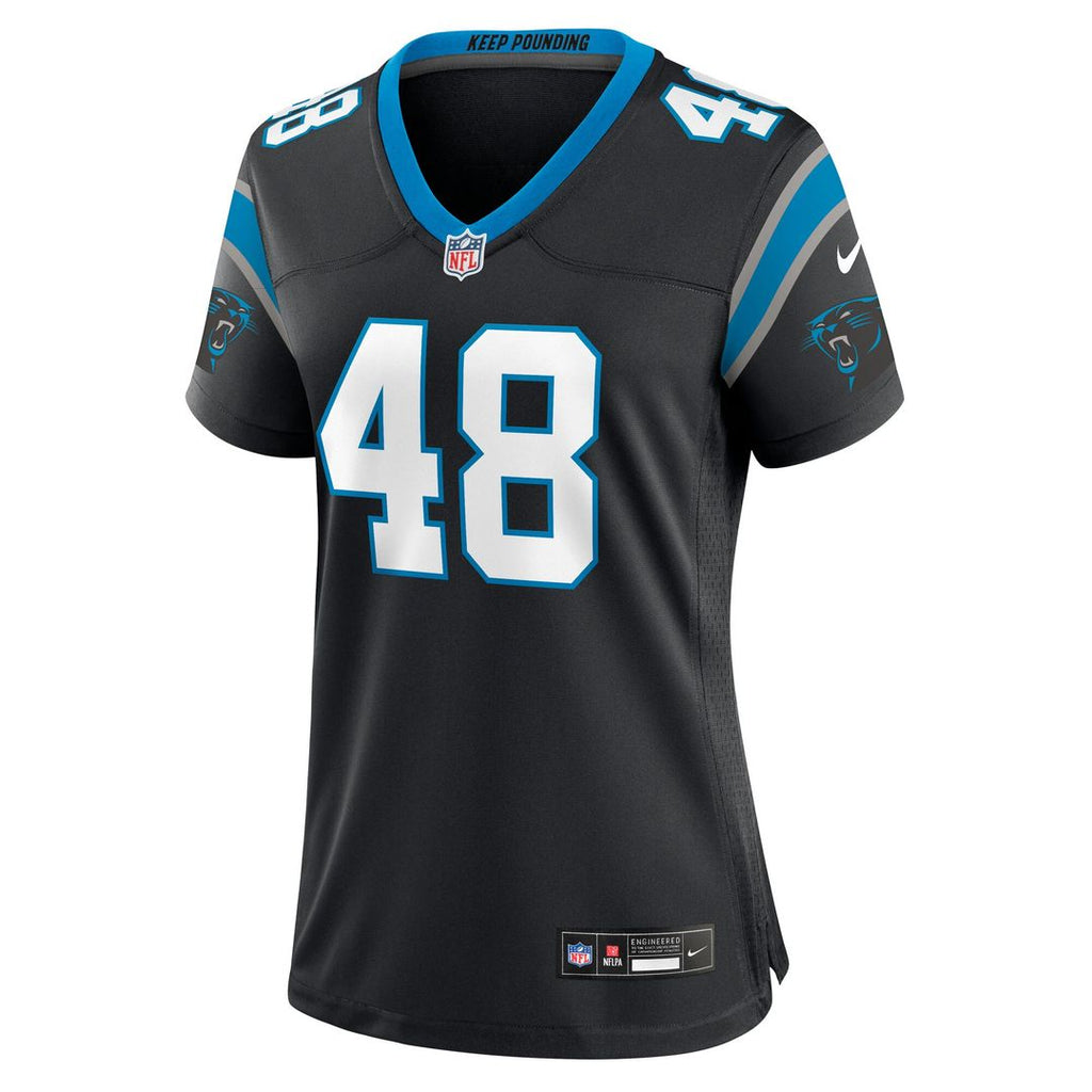 Thomas Incoom Carolina Panthers Nike Women's Team Game Jersey - Black Official NFL Team Apparel Football Fan Gear
