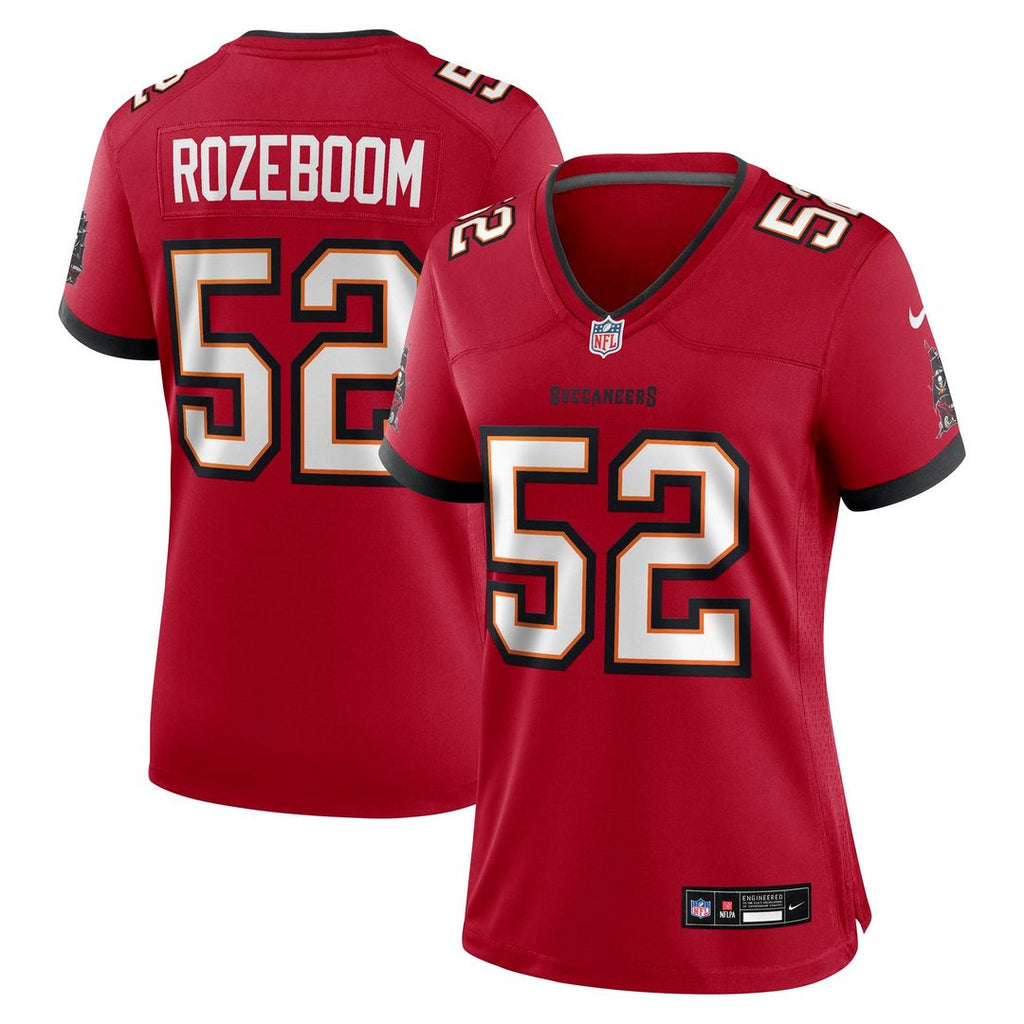 Christian Rozeboom Tampa Bay Buccaneers Nike Women's Team Game Jersey - Red Official NFL Team Apparel Football Fan Gear