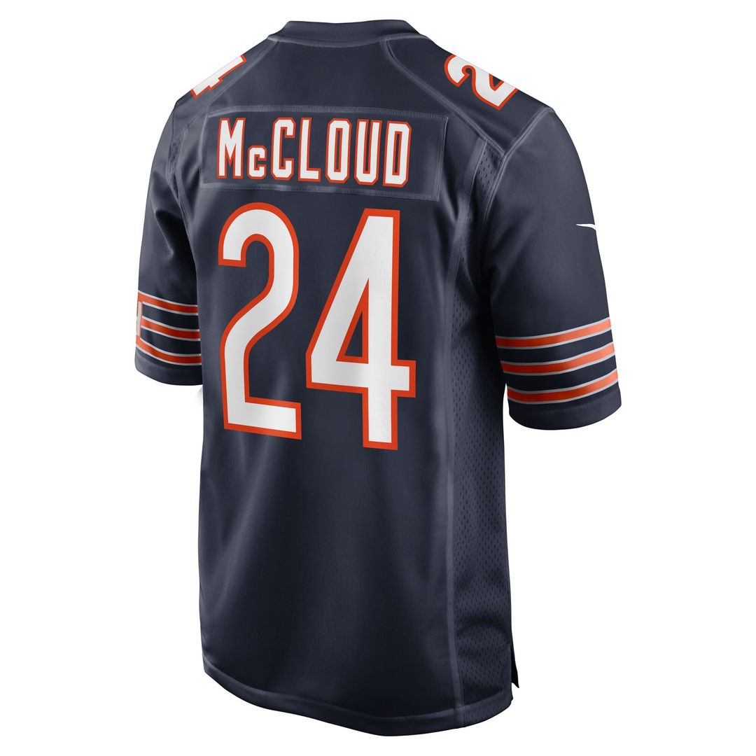 Nick McCloud Chicago Bears Nike Team Game Jersey - Navy Official NFL Team Apparel Football Fan Gear
