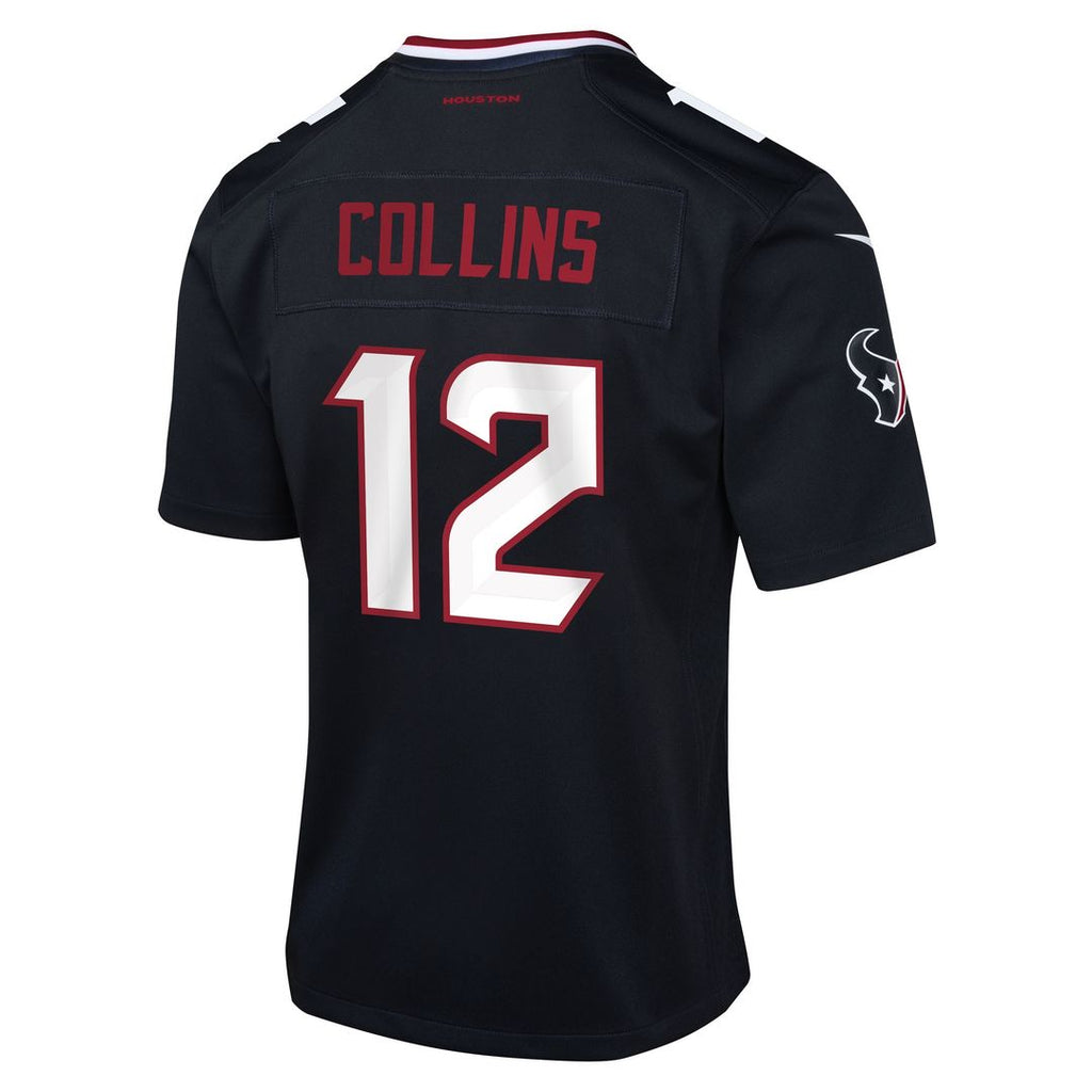 Nico Collins Houston Texans Nike Youth Team Game Jersey - Navy Official NFL Team Apparel Football Fan Gear