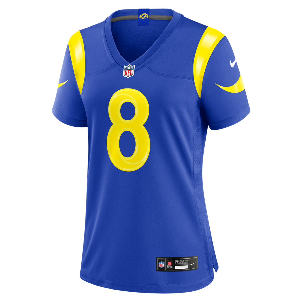 Jared Verse Los Angeles Rams Nike Women's Game Jersey - Royal Official NFL Team Apparel Football Fan Gear