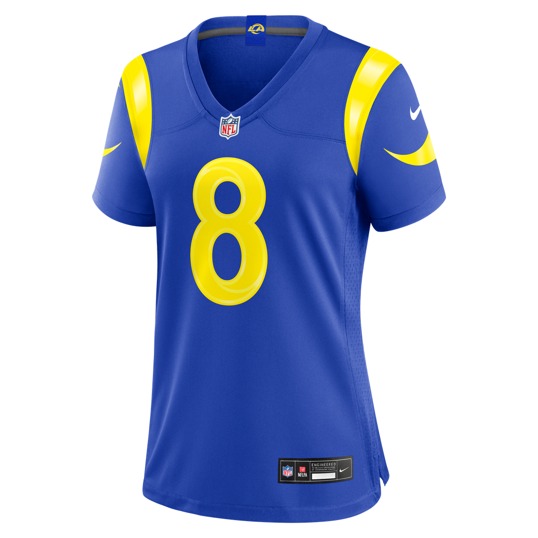 Jared Verse Los Angeles Rams Nike Women's Game Jersey - Royal Official NFL Team Apparel Football Fan Gear
