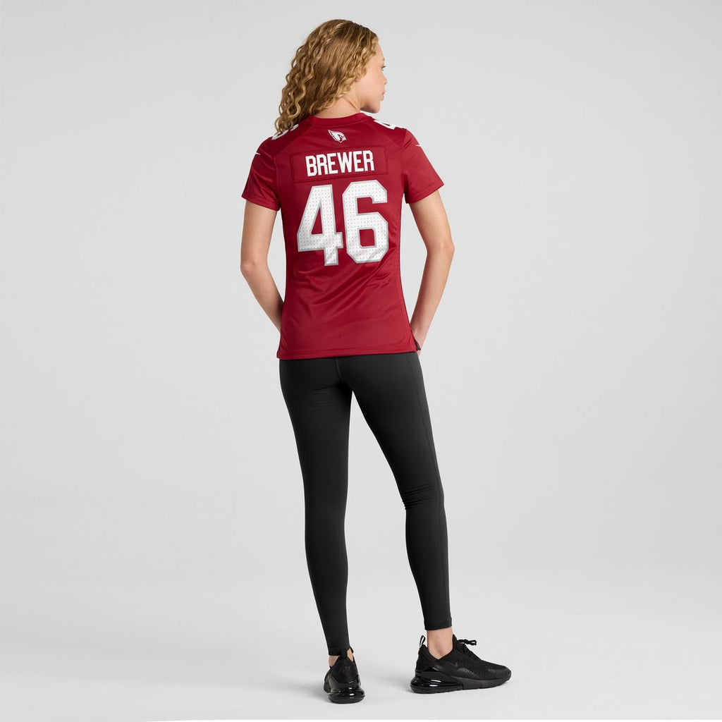 Aaron Brewer Arizona Cardinals Nike Women's Game Jersey - Cardinal Official NFL Team Apparel Football Fan Gear