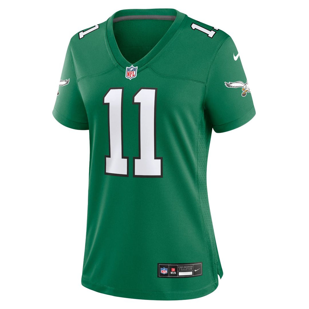 A.J. Brown Philadelphia Eagles Nike Women's Player Jersey - Kelly Green Official NFL Team Apparel Football Fan Gear