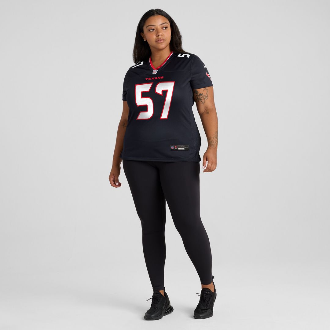 Blake Fisher Houston Texans Nike Women's Team Game Jersey - Navy Official NFL Team Apparel Football Fan Gear