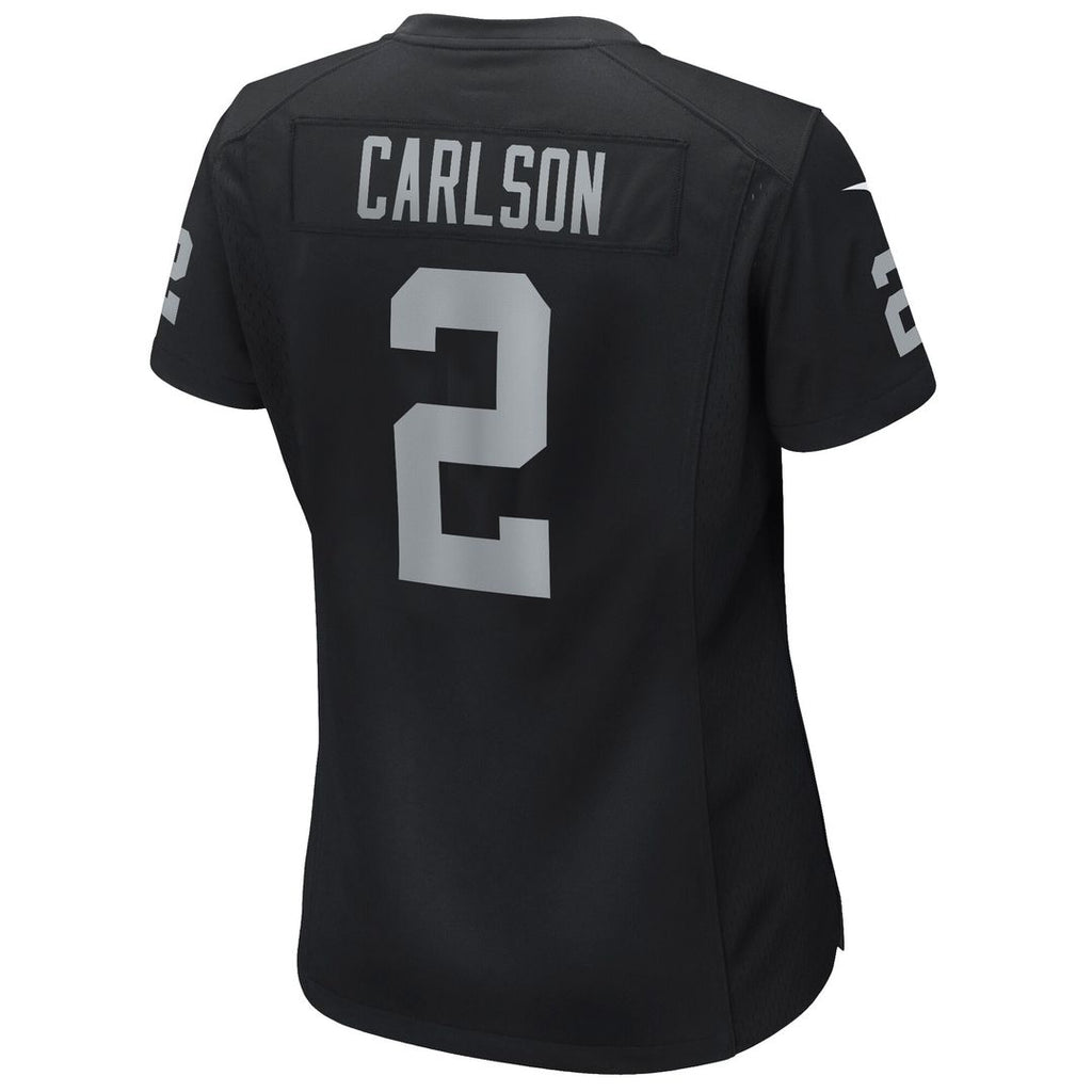 Daniel Carlson Las Vegas Raiders Nike Women's Player Game Jersey - Black Official NFL Team Apparel Football Fan Gear