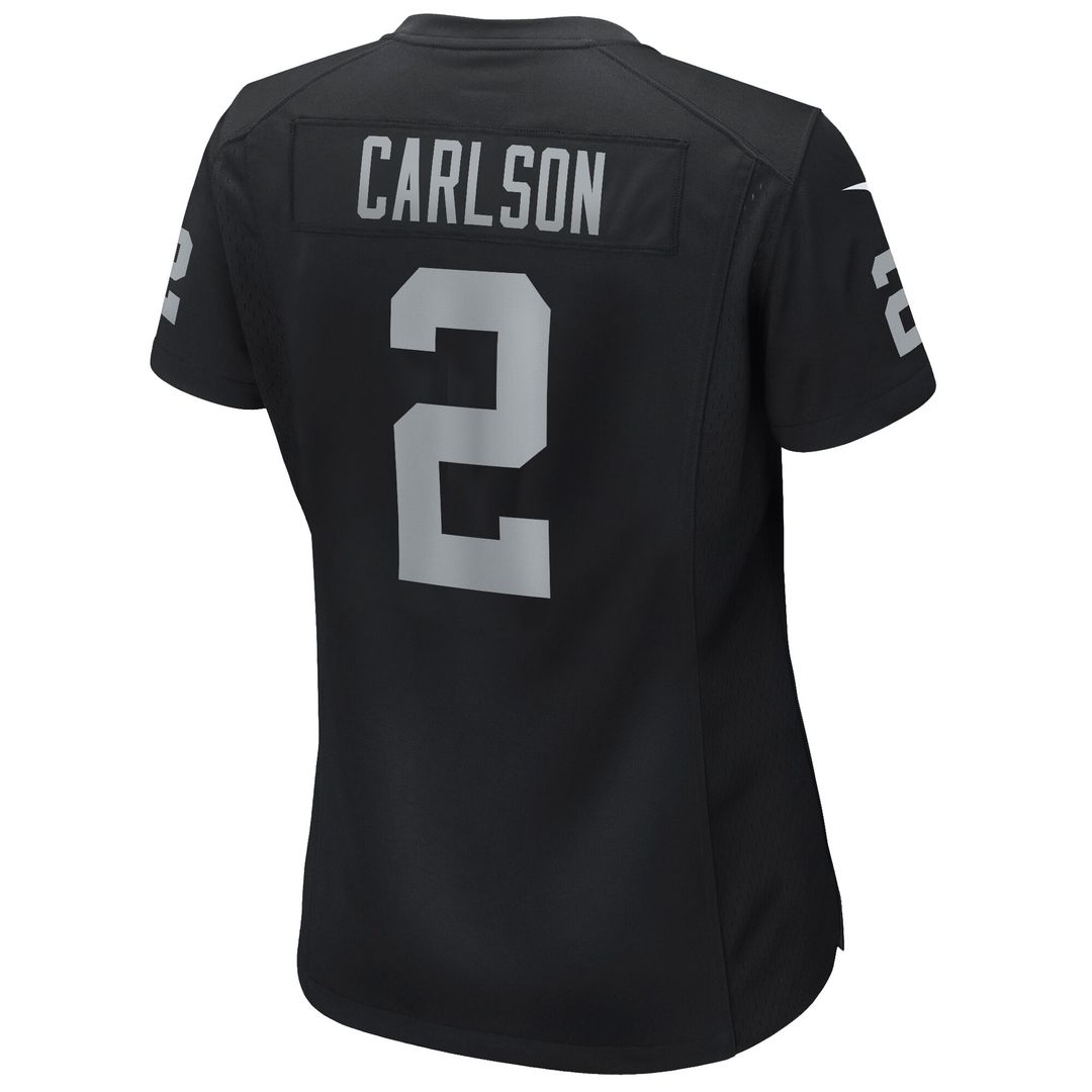 Daniel Carlson Las Vegas Raiders Nike Women's Player Game Jersey - Black Official NFL Team Apparel Football Fan Gear