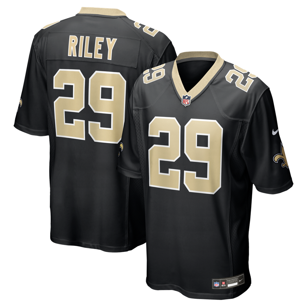 Quincy Riley New Orleans Saints Nike Team Game Jersey - Black Official NFL Team Apparel Football Fan Gear