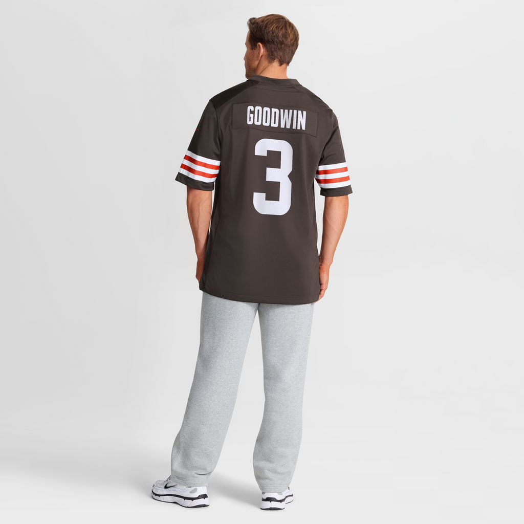 Marquise Goodwin Cleveland Browns Nike Team Game Jersey - Brown Official NFL Team Apparel Football Fan Gear