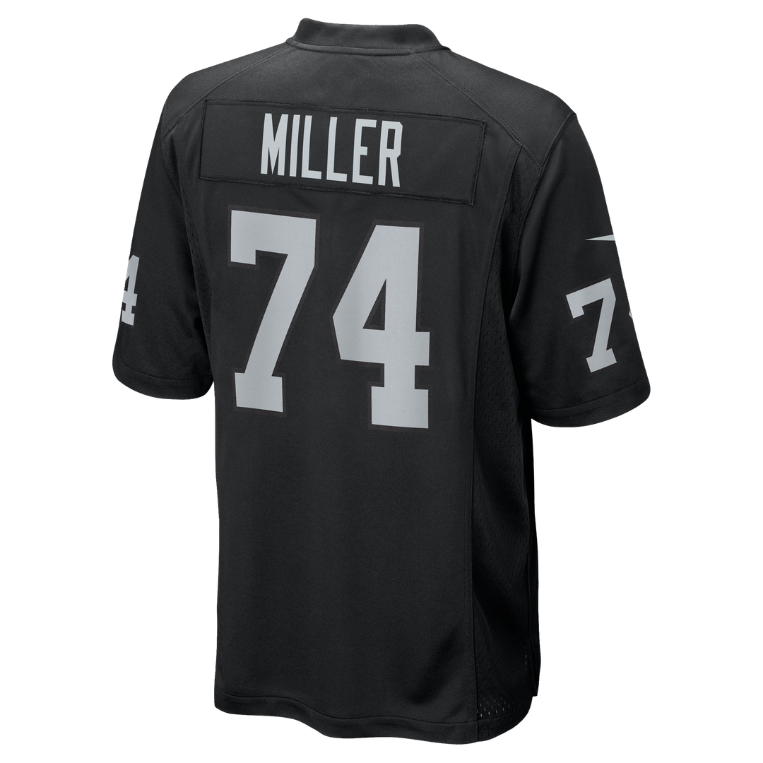 Kolton Miller Las Vegas Raiders Nike Game Jersey - Black Official NFL Team Apparel Football Fan Gear