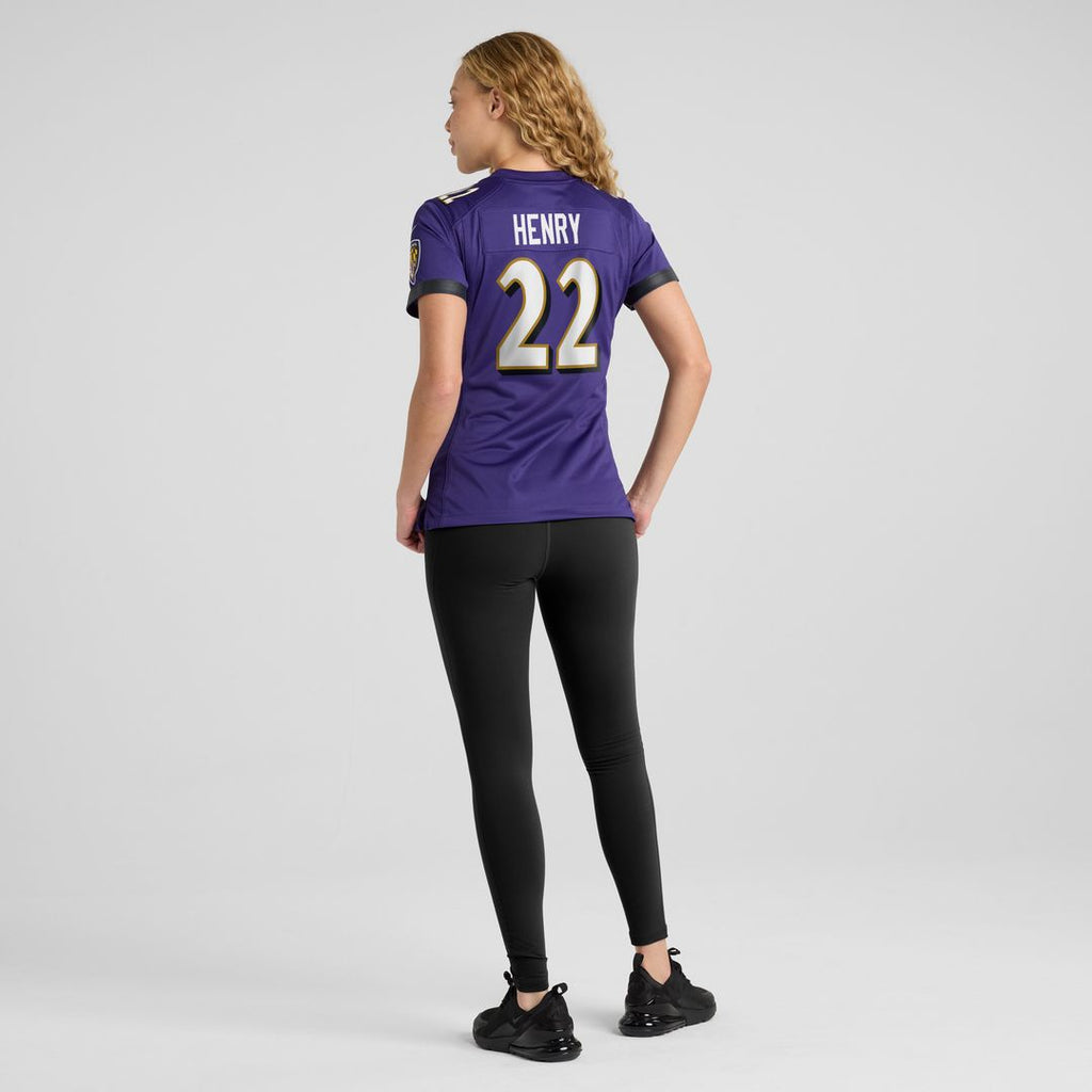 Derrick Henry Baltimore Ravens Nike Women's Game Player Jersey - Purple Official NFL Team Apparel Football Fan Gear