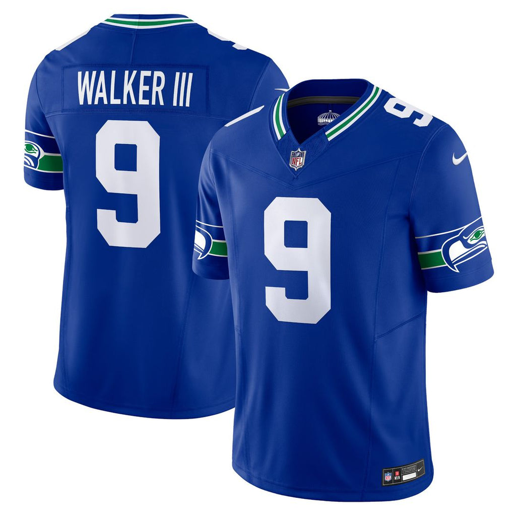 Kenneth Walker III Seattle Seahawks Nike Vapor F.U.S.E. Limited Jersey - Royal Official NFL Team Apparel Football Fan Gear