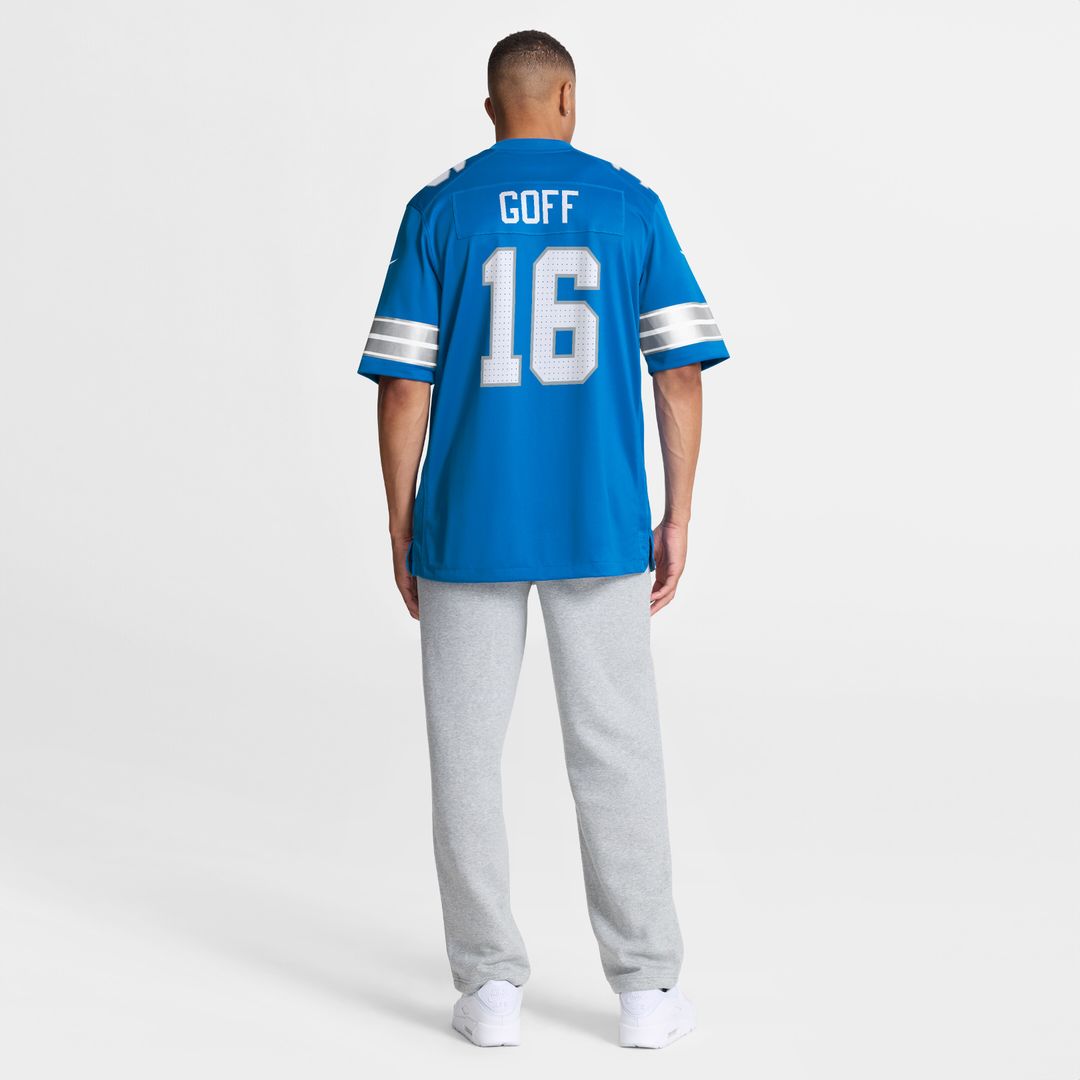 Jared Goff Detroit Lions Nike Game Jersey - White Official NFL Team Apparel Football Fan Gear
