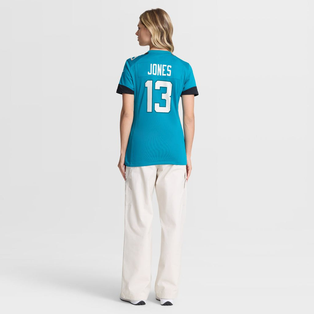 Tim Jones Jacksonville Jaguars Nike Women's Team Game Jersey - Teal Official NFL Team Apparel Football Fan Gear
