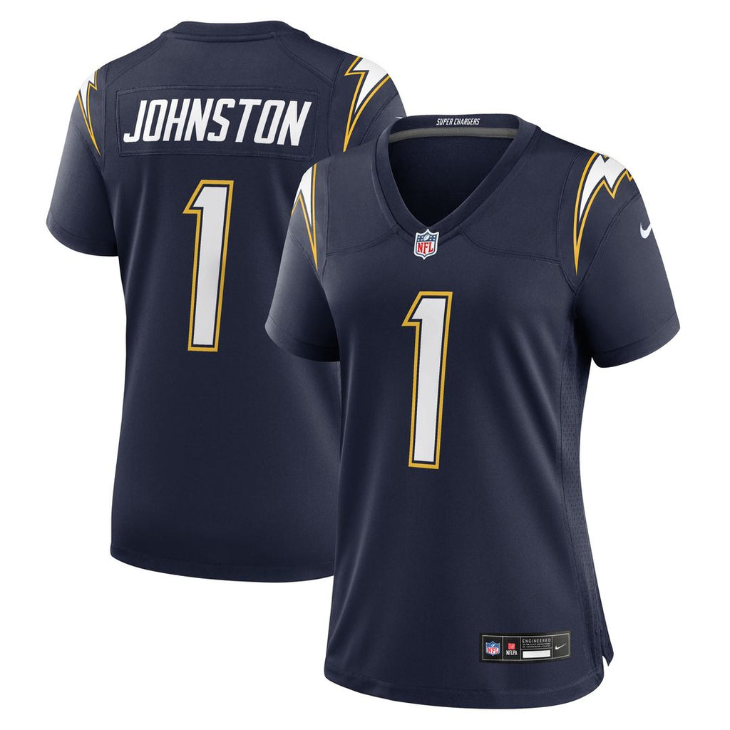 Quentin Johnston Los Angeles Chargers Nike Women's Alternate Super Chargers Game Jersey - Navy Official NFL Team Apparel Football Fan Gear