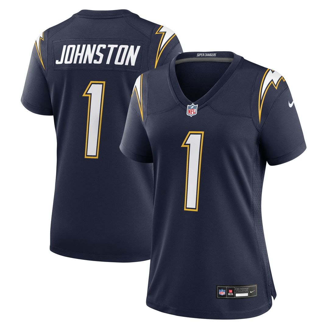 Quentin Johnston Los Angeles Chargers Nike Women's Alternate Super Chargers Game Jersey - Navy Official NFL Team Apparel Football Fan Gear