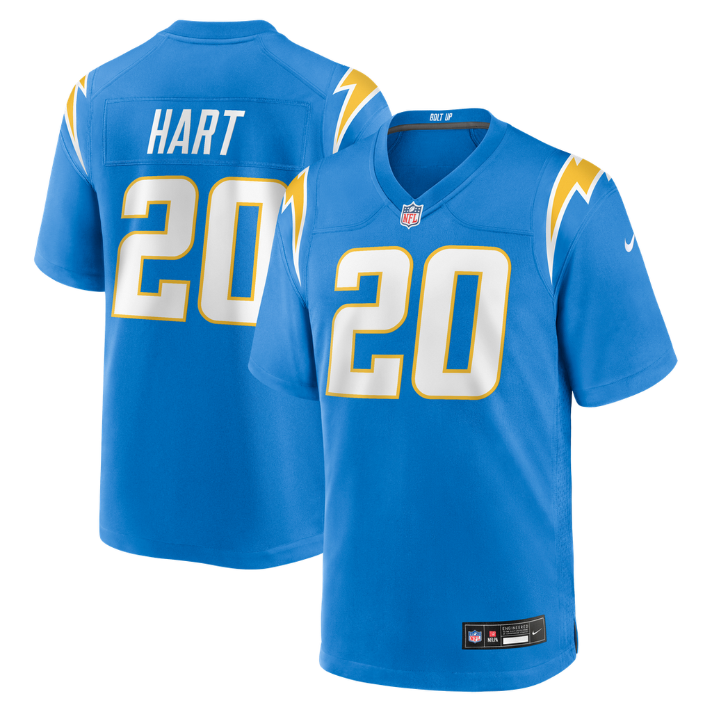 Cam Hart Los Angeles Chargers Nike Team Game Jersey - Powder Blue Official NFL Team Apparel Football Fan Gear