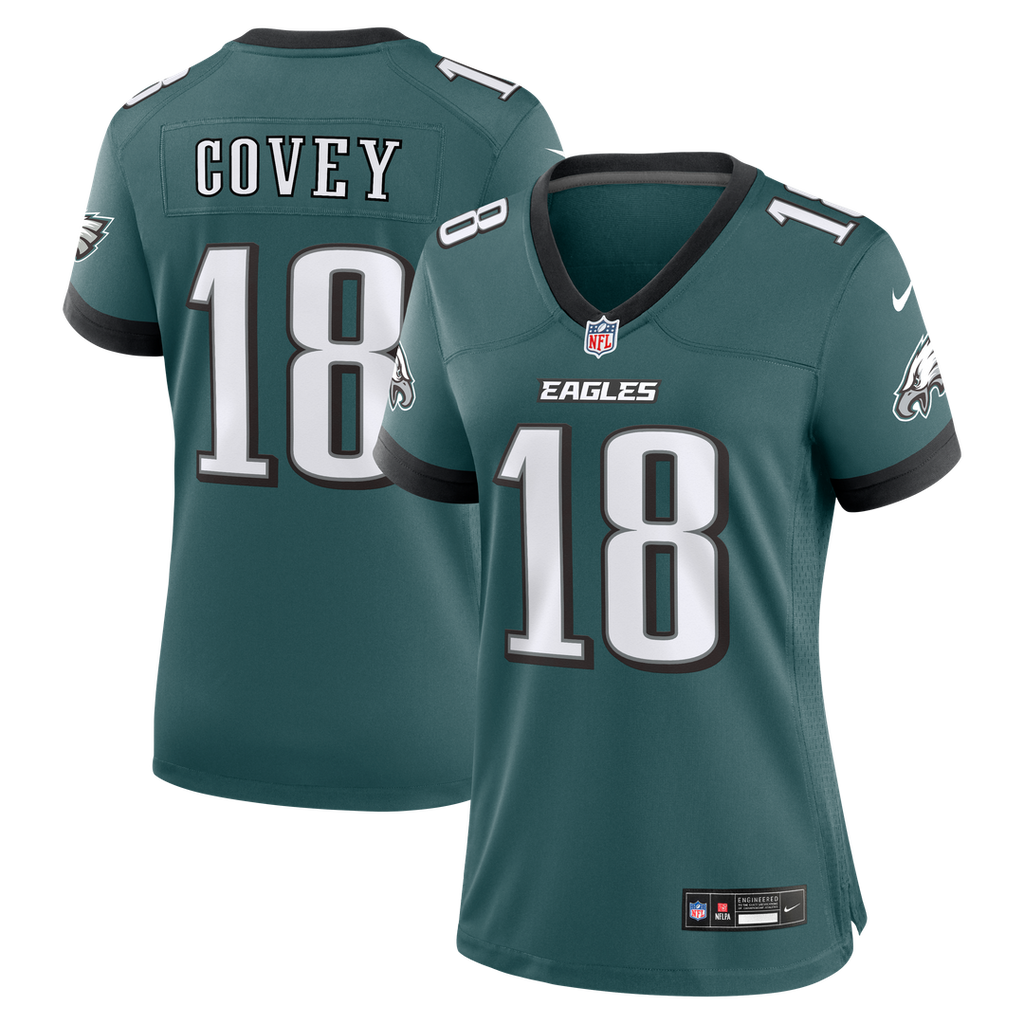 Britain Covey Philadelphia Eagles Nike Women's Team Game Jersey - Midnight Green Official NFL Team Apparel Football Fan Gear