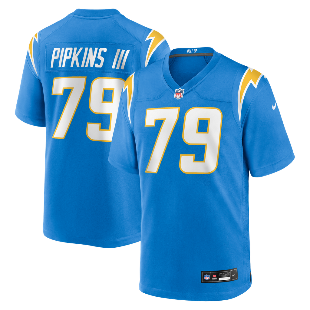 Trey Pipkins III Los Angeles Chargers Nike Game Jersey - Powder Blue Official NFL Team Apparel Football Fan Gear