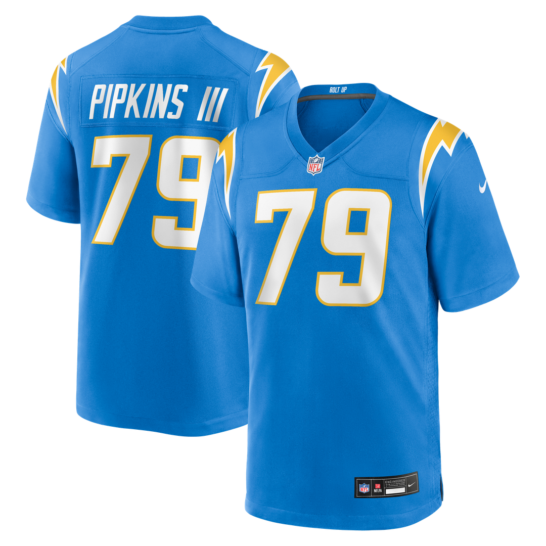 Trey Pipkins III Los Angeles Chargers Nike Game Jersey - Powder Blue Official NFL Team Apparel Football Fan Gear