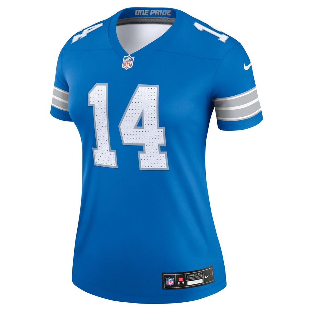 Amon-Ra St. Brown Detroit Lions Nike Women's Legend Player Performance Top - Blue NFL Fan Gear Popular Style