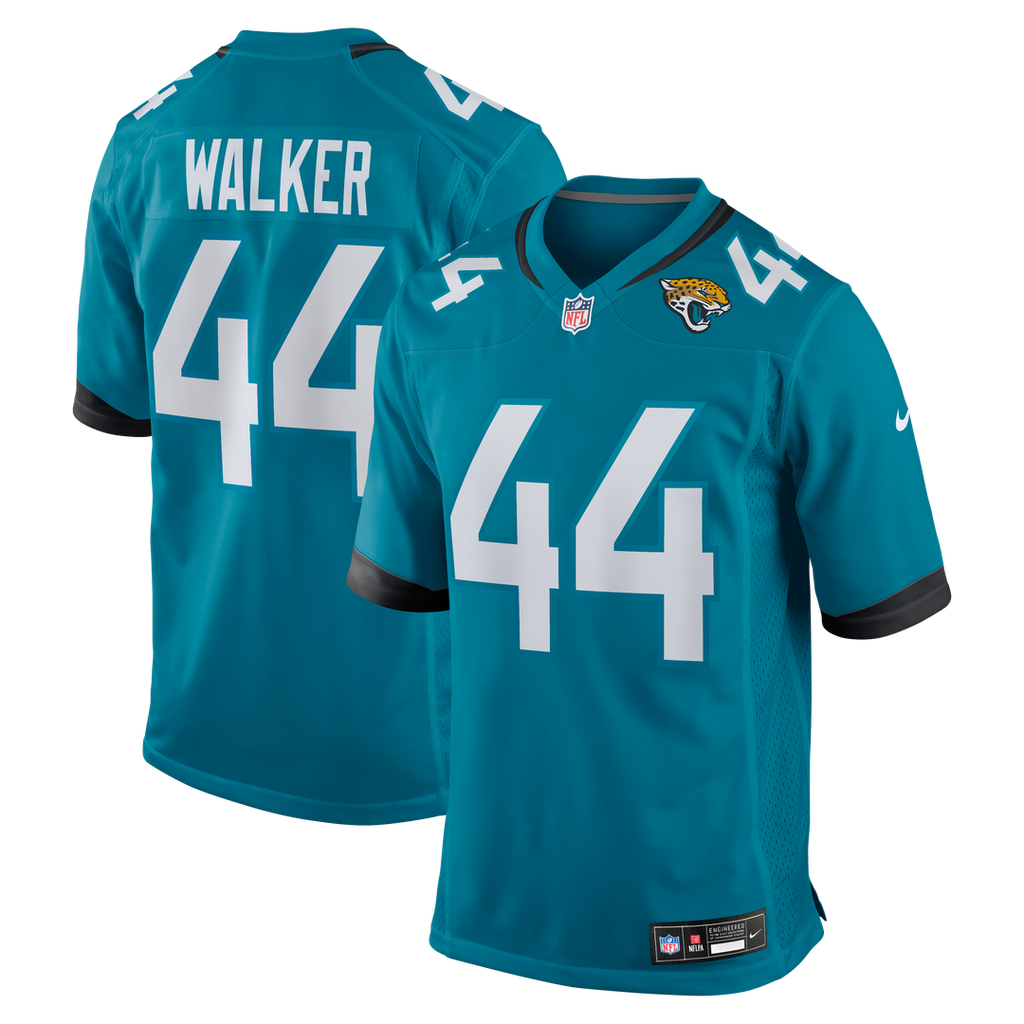 Travon Walker Jacksonville Jaguars Nike Player Game Jersey - Teal Official NFL Team Apparel Football Fan Gear
