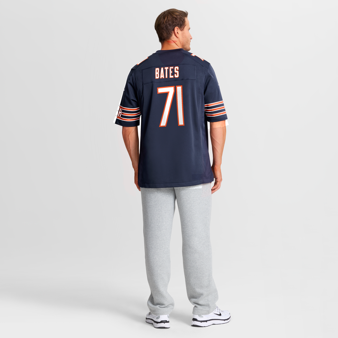 Ryan Bates Chicago Bears Nike Game Jersey - Navy Official NFL Team Apparel Football Fan Gear