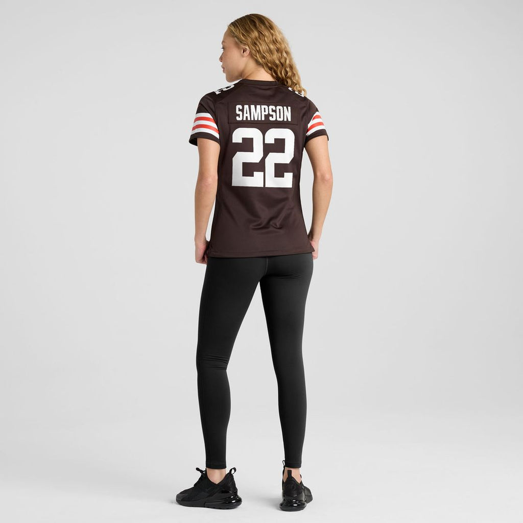 Dylan Sampson Cleveland Browns Nike Women's Team Game Jersey - Brown Official NFL Team Apparel Football Fan Gear