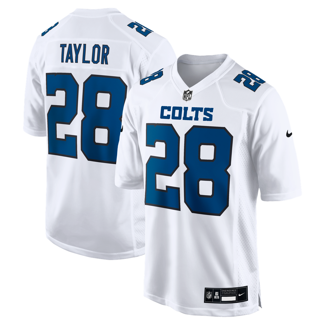 Jonathan Taylor Indianapolis Colts Nike Fashion Game Jersey - Tundra White Official NFL Team Apparel Football Fan Gear