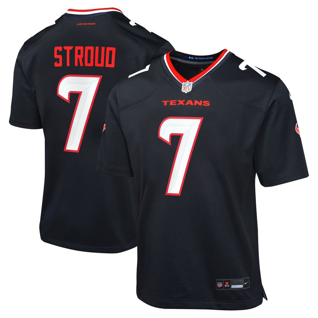 C.J. Stroud Houston Texans Nike Youth Game Jersey - Navy Official NFL Team Apparel Football Fan Gear