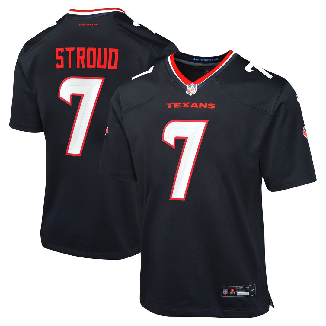 C.J. Stroud Houston Texans Nike Youth Game Jersey - White Official NFL Team Apparel Football Fan Gear