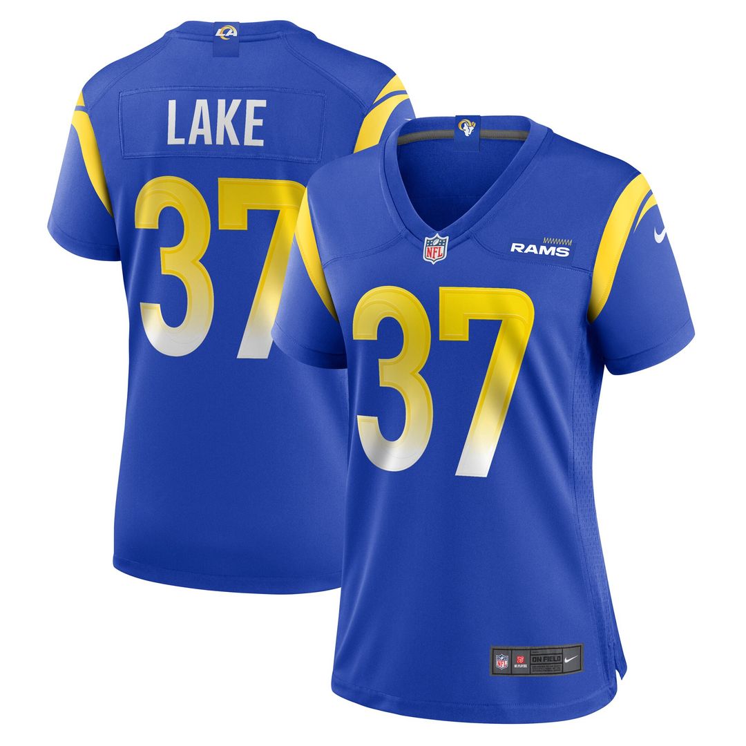 Quentin Lake Los Angeles Rams Nike Women's Game Player Jersey - Royal Official NFL Team Apparel Football Fan Gear