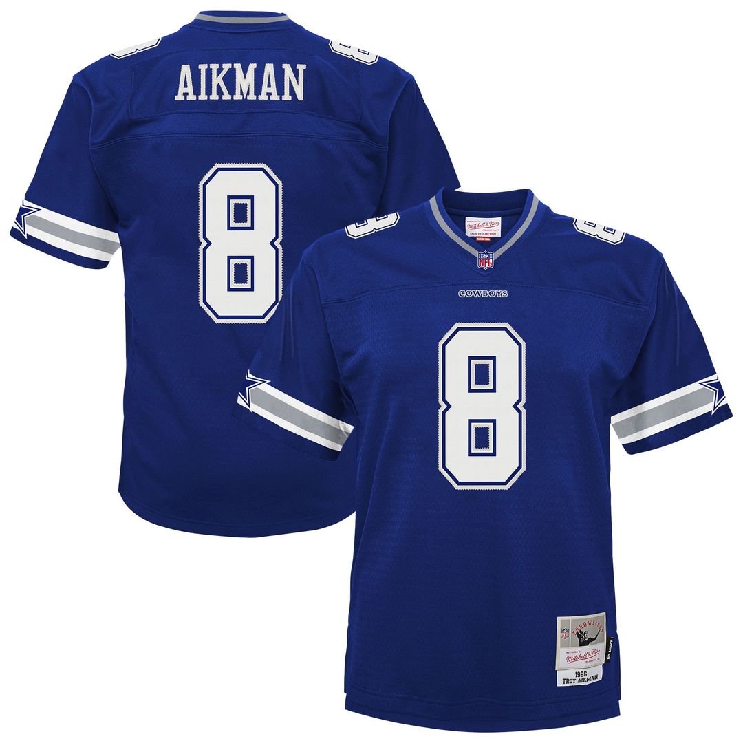 Troy Aikman Dallas Cowboys Mitchell & Ness Preschool 1996 Retired Player Legacy Jersey - Navy Official NFL Team Apparel Football Fan Gear