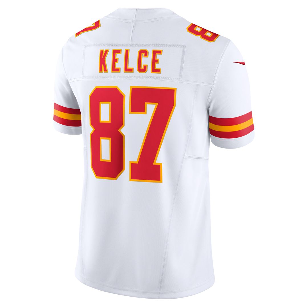 Travis Kelce Kansas City Chiefs Nike Vapor F.U.S.E. Limited Jersey - White Official NFL Team Apparel Football Fan Gear