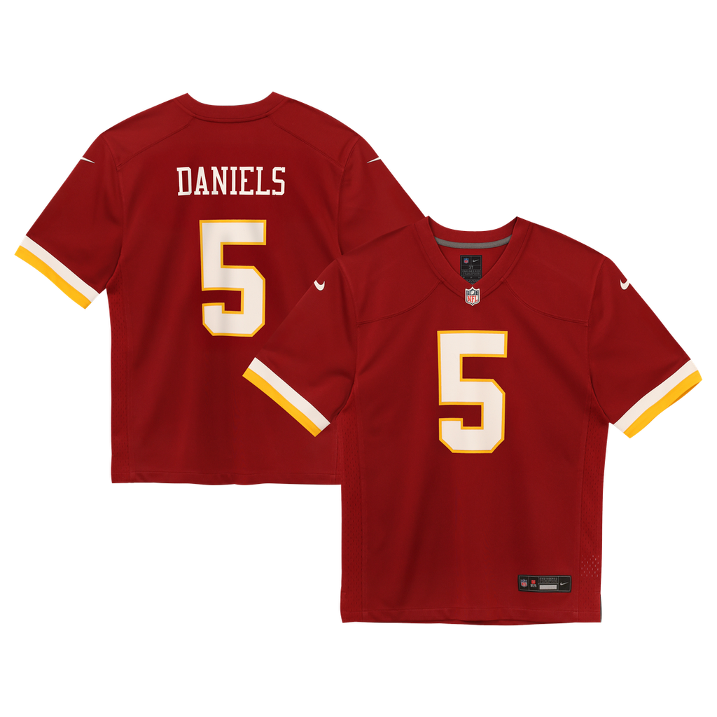 Jayden Daniels Washington Commanders Nike Preschool Team Game Jersey - Burgundy Official NFL Team Apparel Football Fan Gear